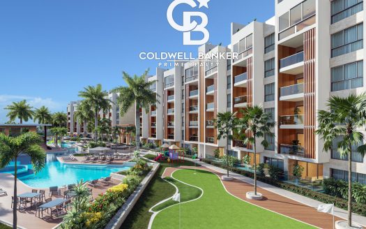 Elegant 1-Bedrom + Family Room Condo in Cap Cana Offering Fresh Design