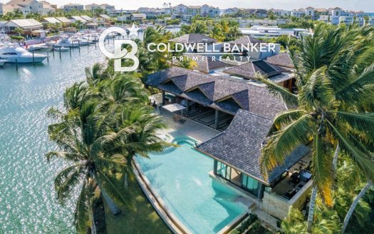 Marvelous Waterfront 8-Bedroom Villa in Cap Cana on Private Island